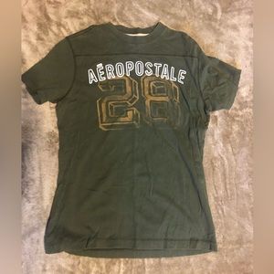 Aeropostale shirt, green, size small